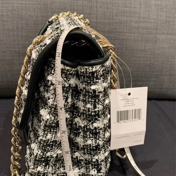 SOLD kate Spade Natalia Tweed Bag - Picture 10 of 10